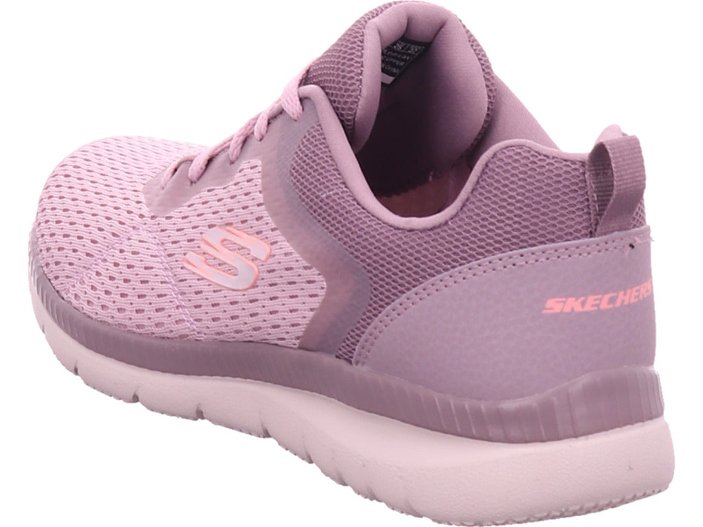 SKECHERS Damen Sneaker Engineered Mesh Lace-Up W/ Mem in rot