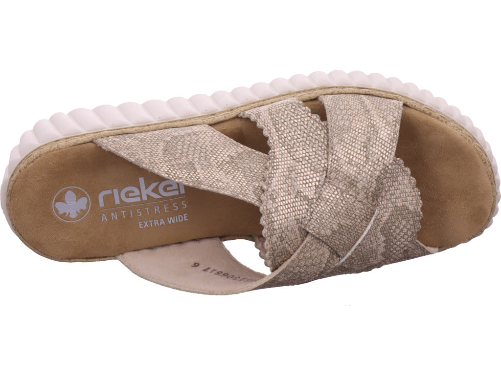 Rieker Women's Mule Fsk Women's Sandals in beige