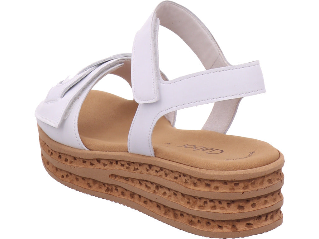 Gabor Damen Sandalette  in weiß