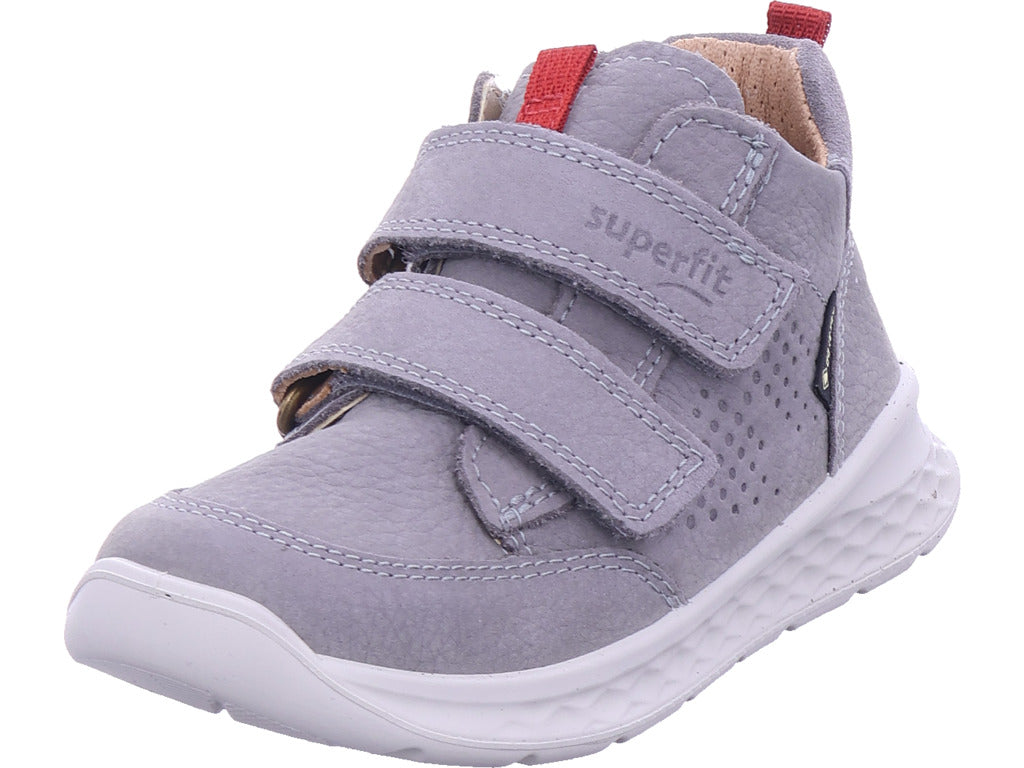 Superfit Girls' First Walker Boot Leather | Breeze in Grey