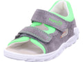 Superfit Jungen Sandale Sandale Leder \ Flow in grau