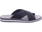Rieker Herren Pantolette Fsk Herren Sandalen in schwarz