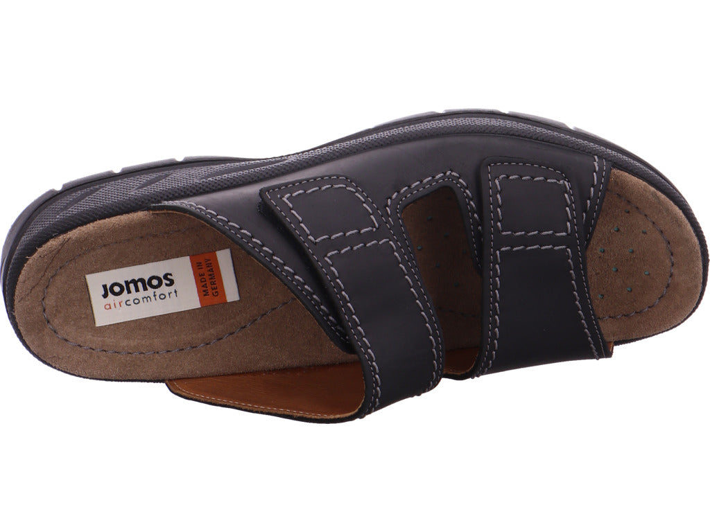 Jomos Herren Pantolette  in schwarz