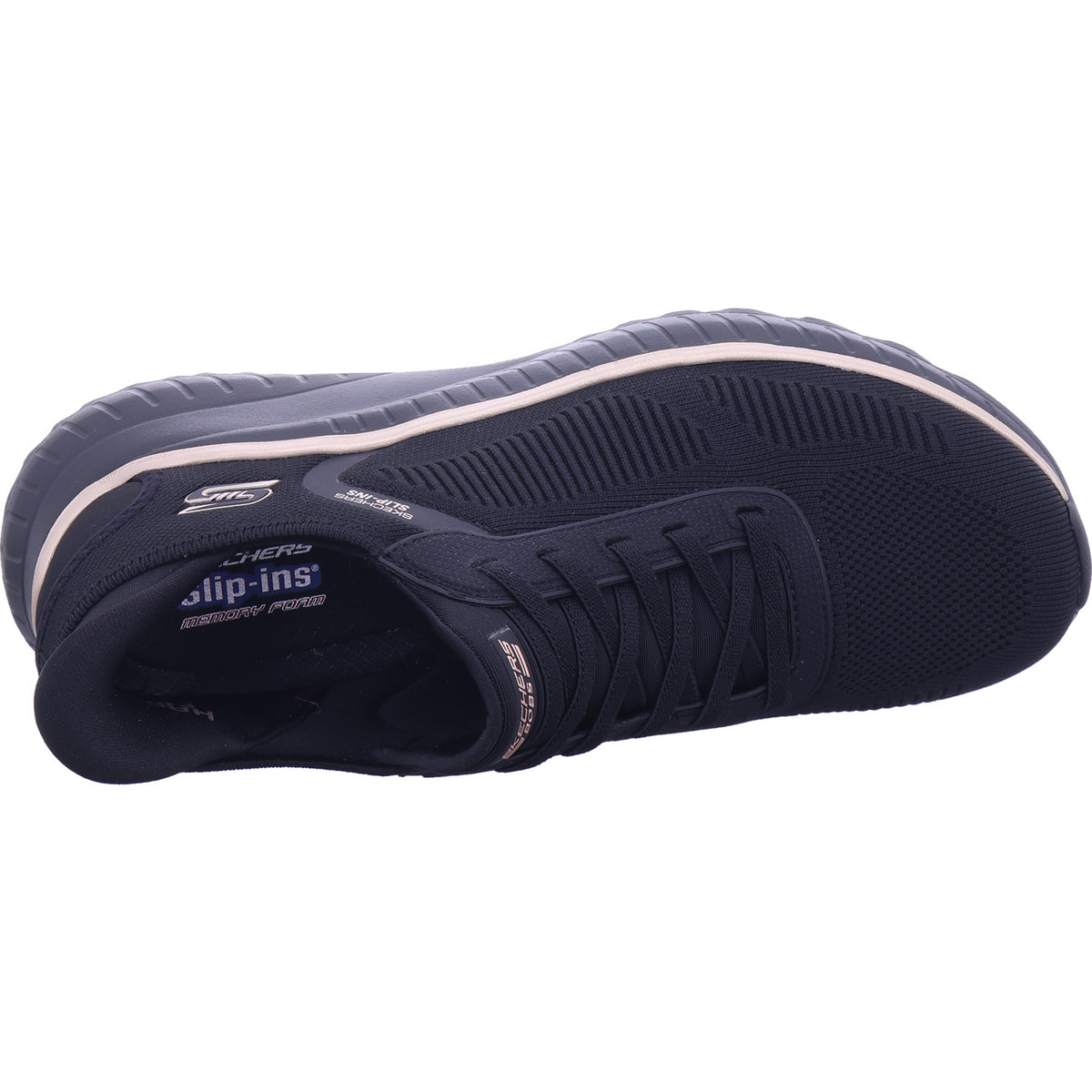 SKECHERS Damen Sneaker Bobs Squad Chaos in schwarz