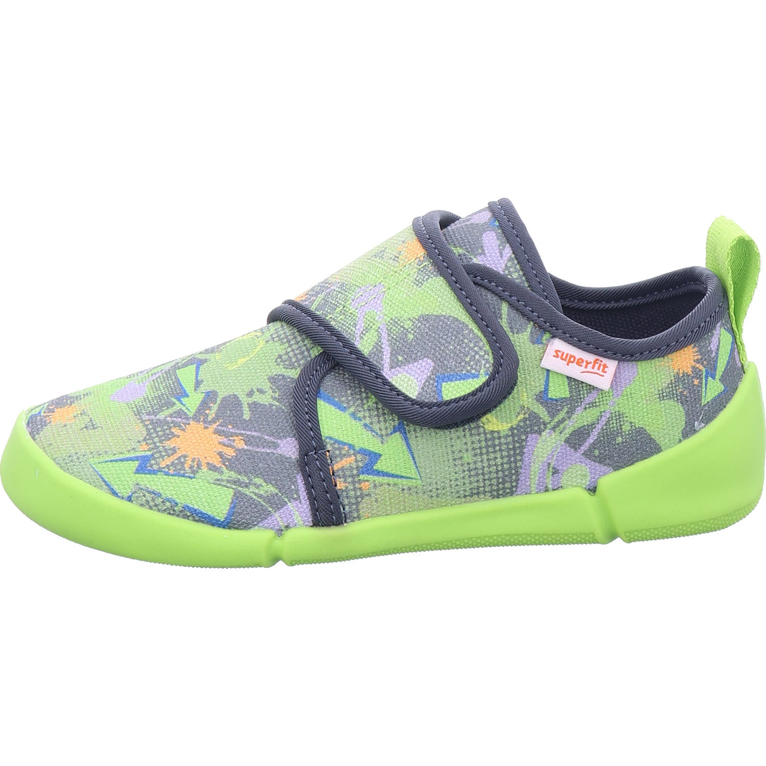 Superfit Jungen Hausschuh Hausschuh Textil \ Venti in grau