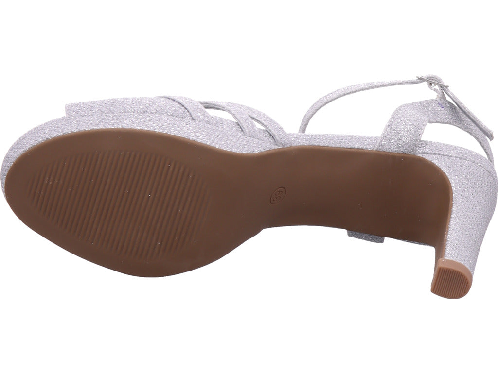 Idana women's sandals in silver