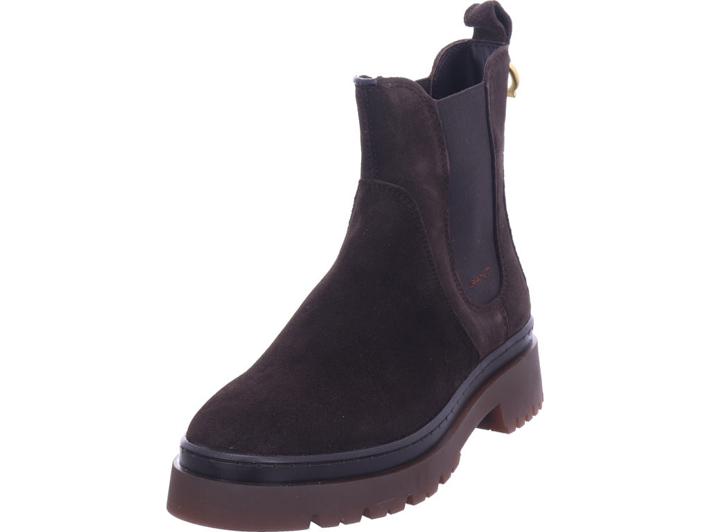 Gant dámské kozačky Aligrey Chelsea Boot v hnědé barvě