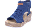 Rieker Damen  Fsk Damen Sandalen in blau