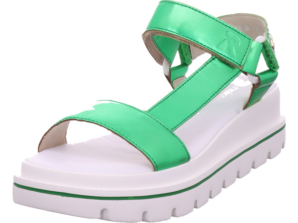 Rieker Damen Sandale Fsk Damen Sandalen in grün