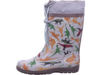 Beck Boys' Wellington Boots Dinoland Grey in grey