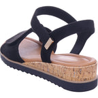 Tamaris Damen Sandale  in schwarz