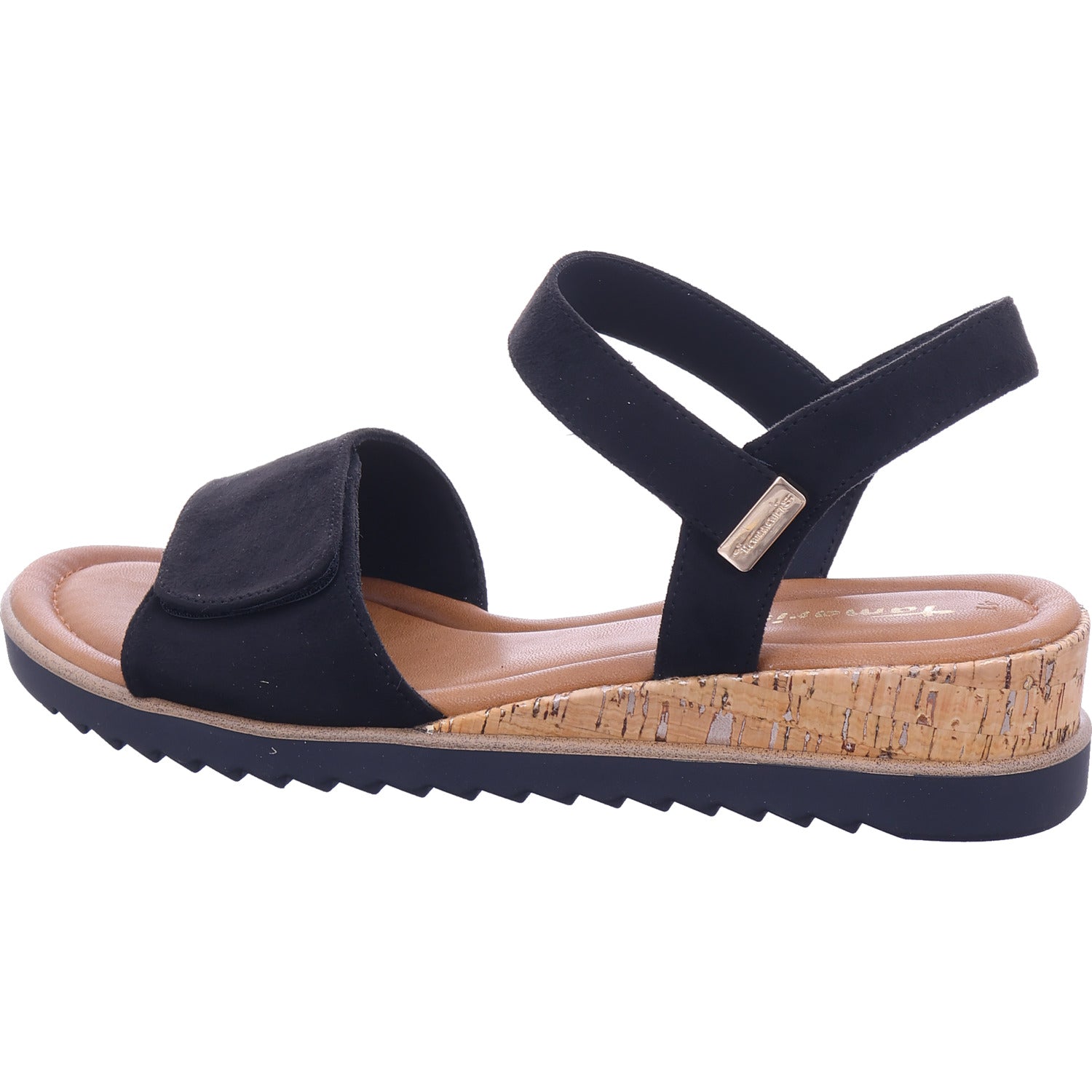 Tamaris Damen Sandalette  in schwarz