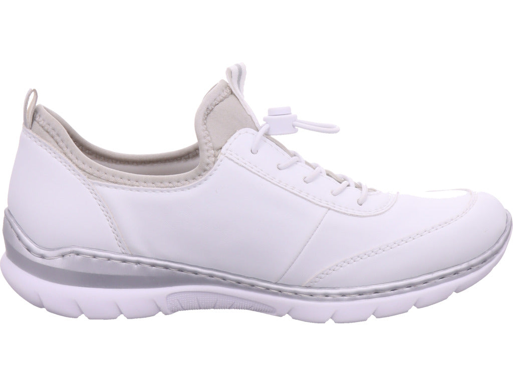 Rieker Damen  Fsk Damen Halbschuhe in weiß