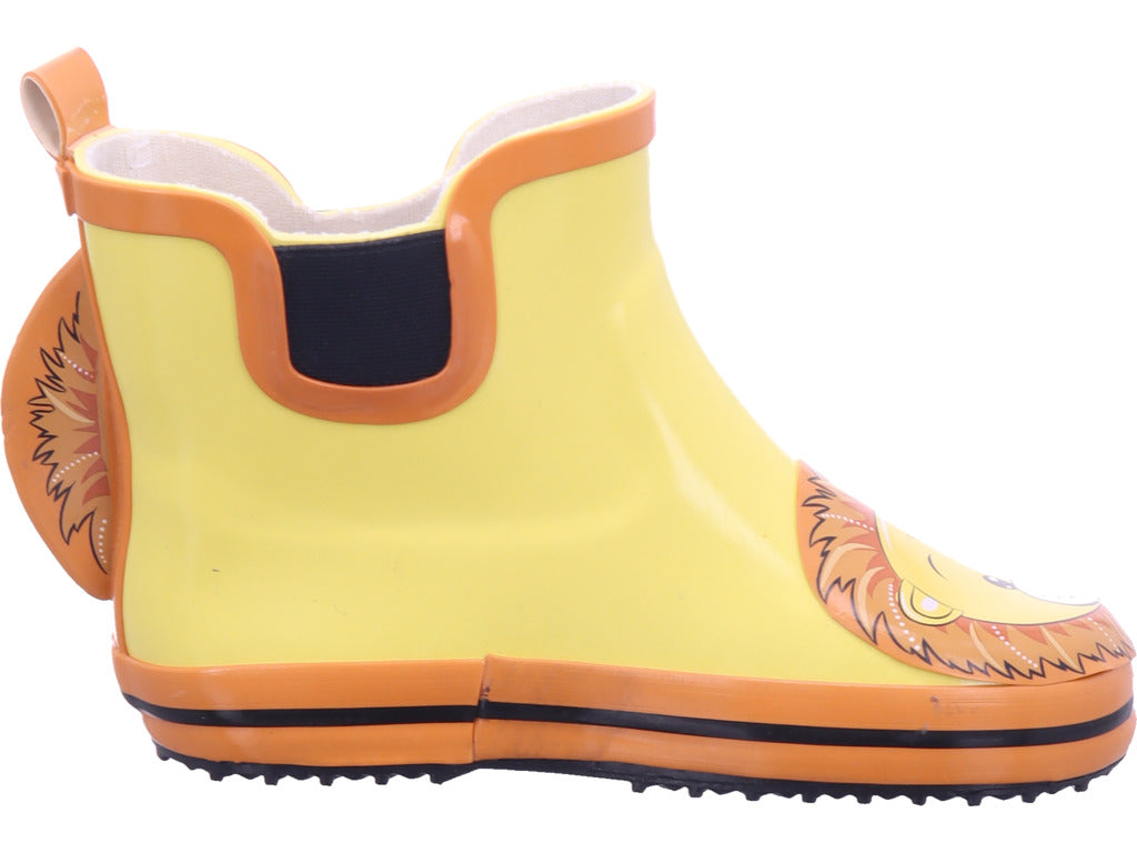Beck Gymnas Unisex - Children's Rubber Boots Little Lion in yellow