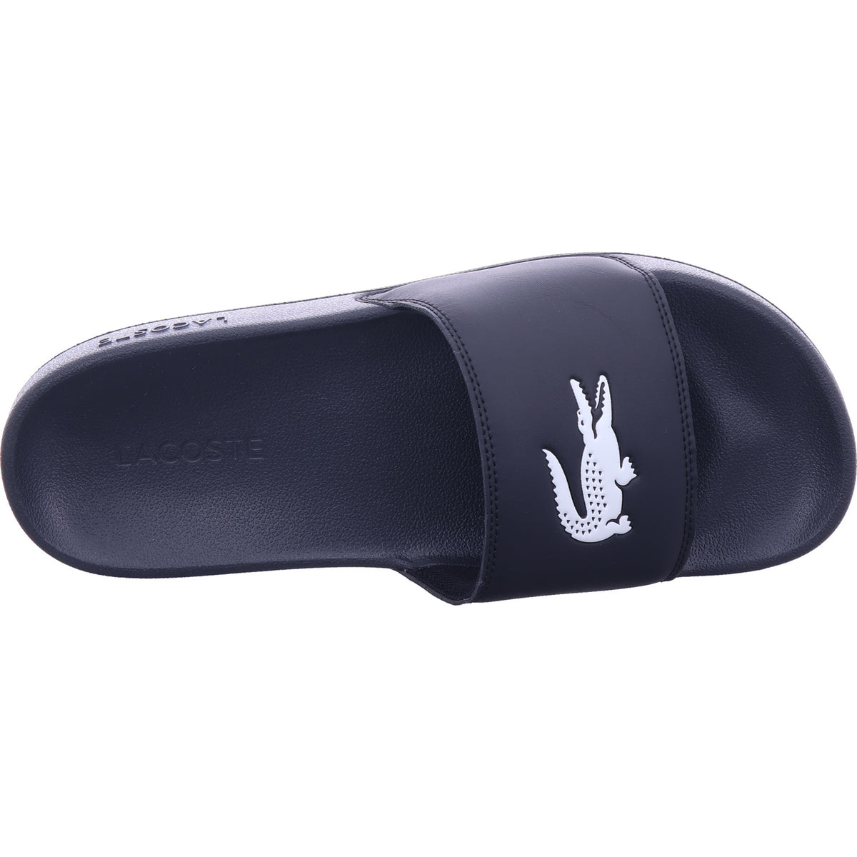 Lacoste Herren Badeschuh Serve Slides in schwarz