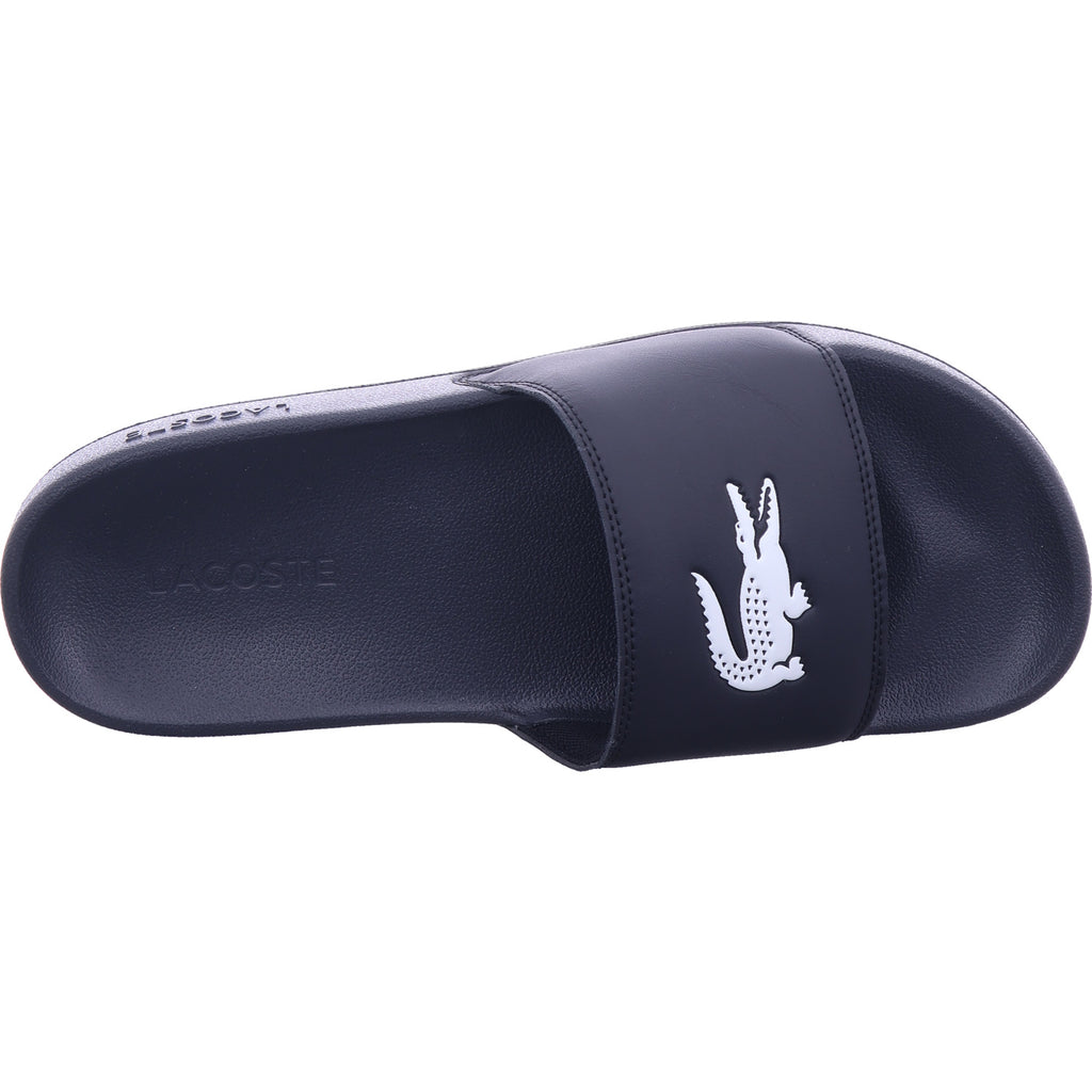 Lacoste Herren Badeschuh Serve Slides in schwarz