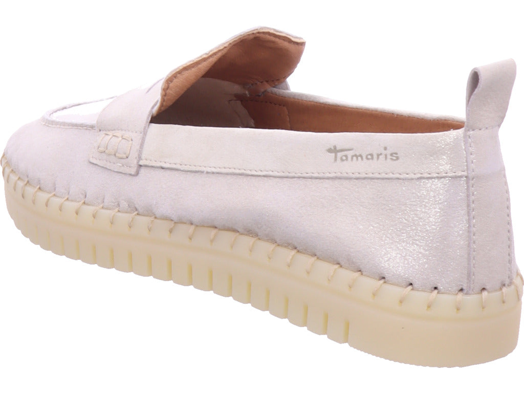 Tamaris Damen Slipper M2460942 in beige