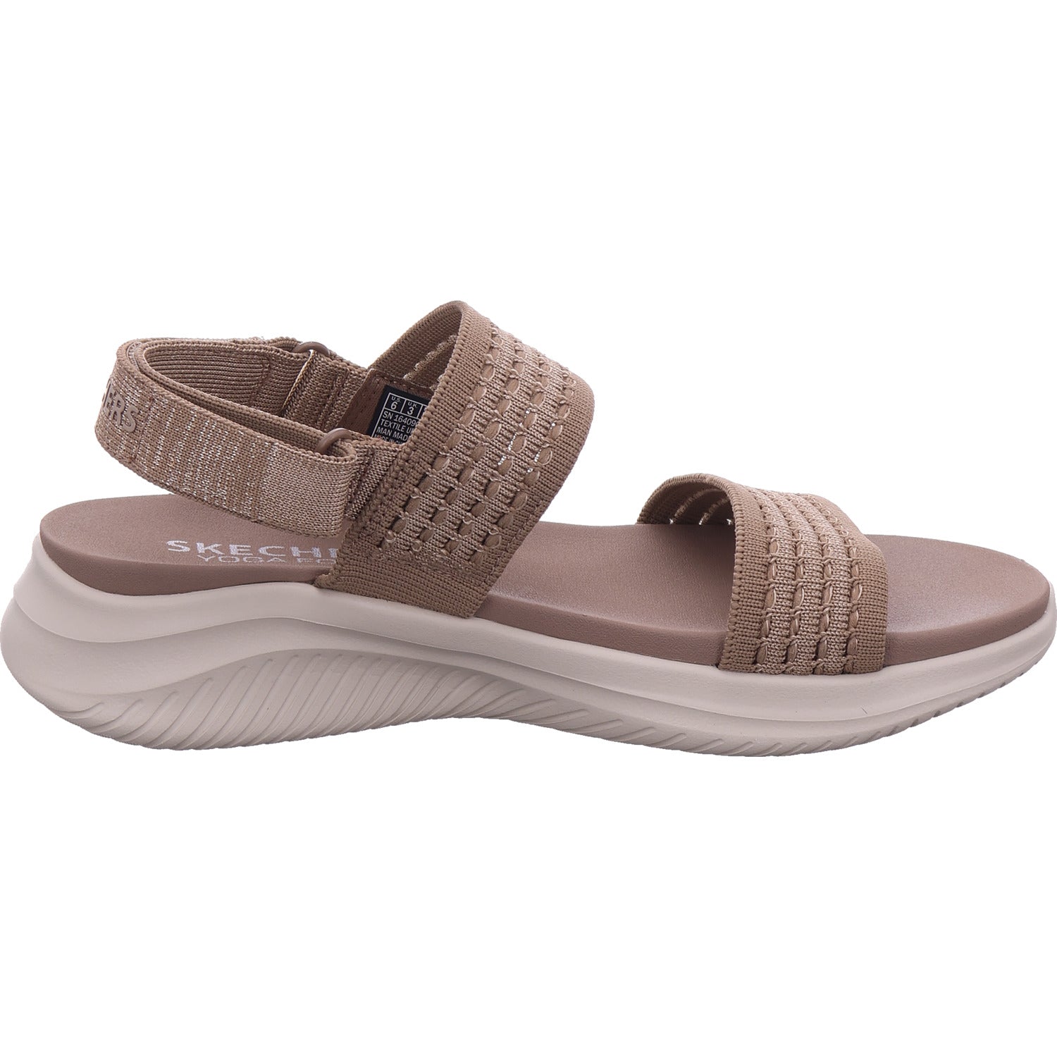 SKECHERS Women's Ultra Flex 3.0 Sandals in Light Brown