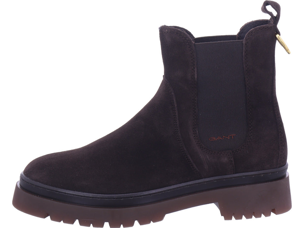 Gant dámské kozačky Aligrey Chelsea Boot v hnědé barvě