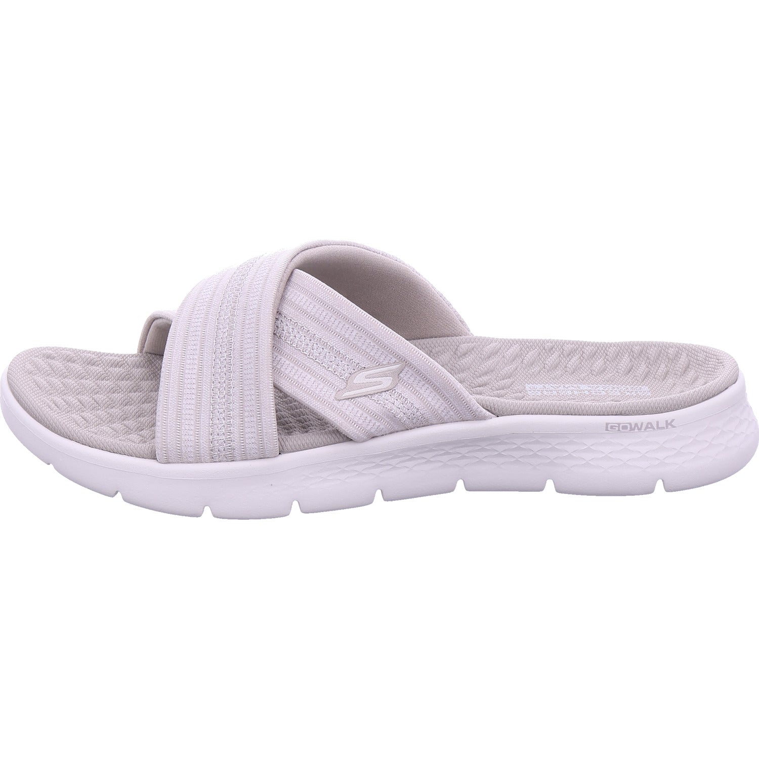SKECHERS Dámská pantofle Go Walk Flex v šedé barvě