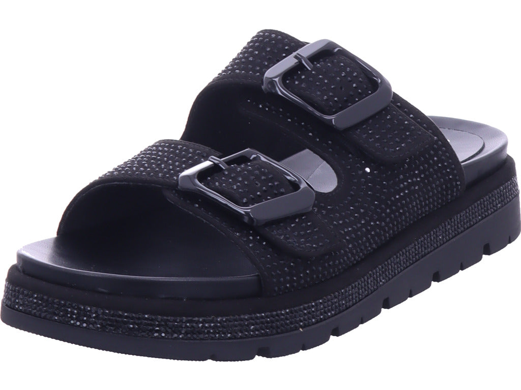 Marco Tozzi Damen Pantolette  in schwarz