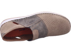 Rieker Herren Slipper Fsk Herren Halbschuhe in beige
