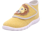 Fischer Boys' Lion Slipper in Yellow