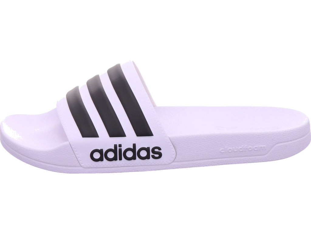 Adidas Unisex - Dospělí pantofle do vody v bílé
