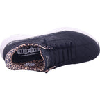 SKECHERS Women's Contour Foam Leopard Dream Sneakers in Black