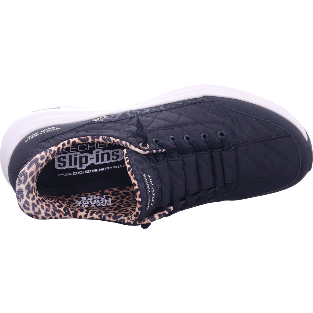 SKECHERS Damen Sneaker Contour Foam Leopard Dream in schwarz