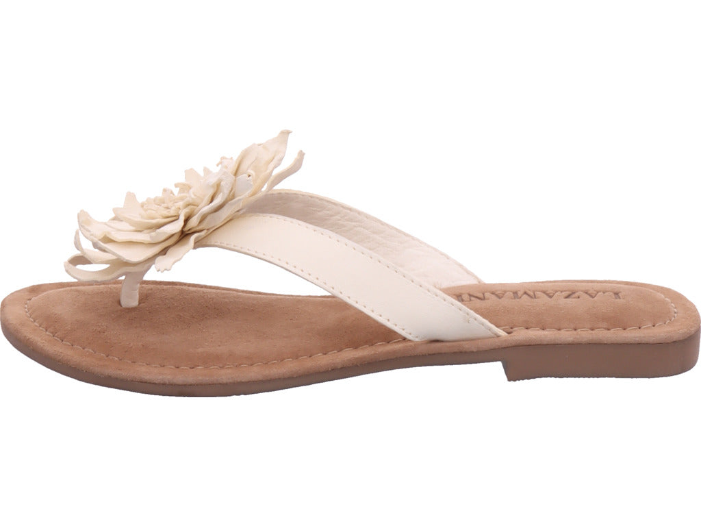 Lazamani Damen Pantolette  in weiß