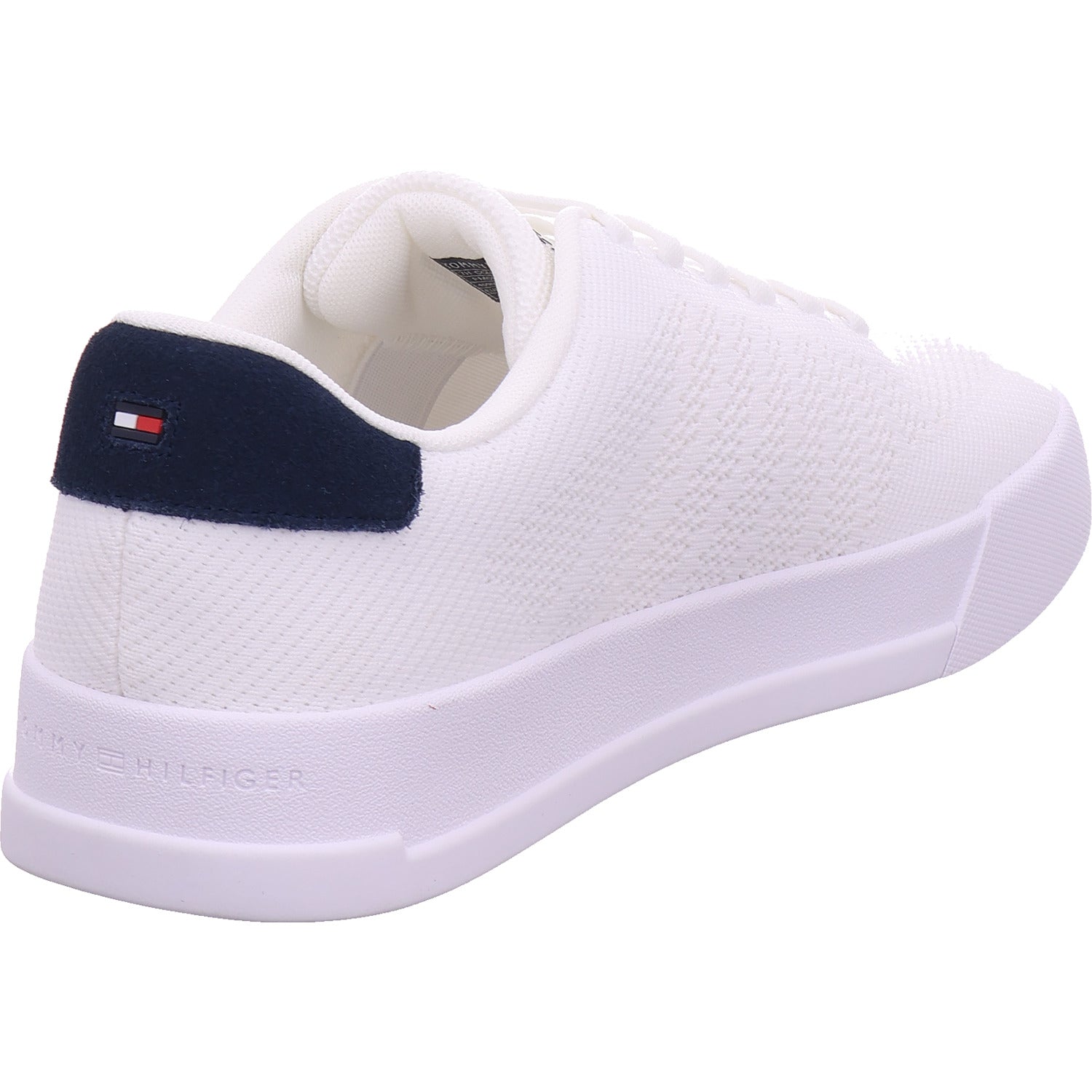 Tommy Hilfiger Herren Sneaker Th Court Knit in weiß