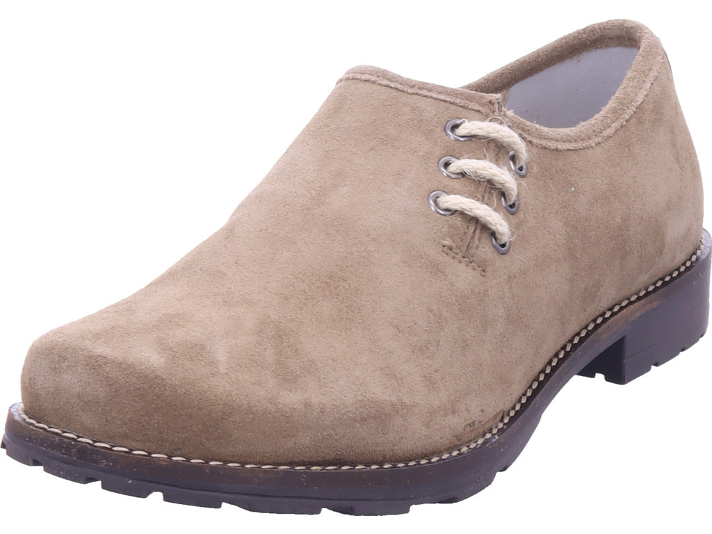 Esgano pánské polobotky Haferlschuhe v béžové barvě