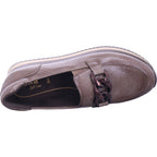 Jana Damen Slipper  in grau