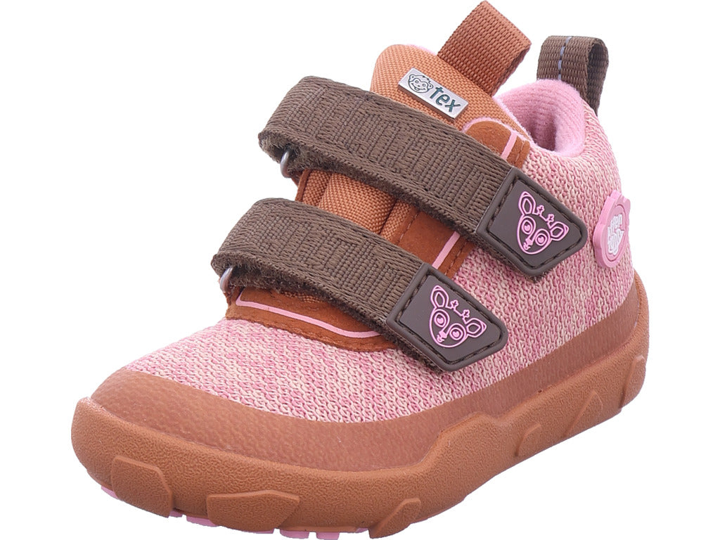 Affenzahn Girls' First Steps Shoe Deer in Pink