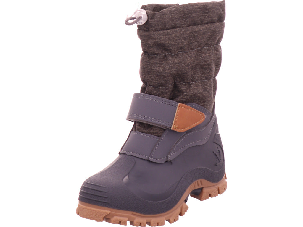 Lurchi Unisex - Kids' Moon Boots Finn in Grey