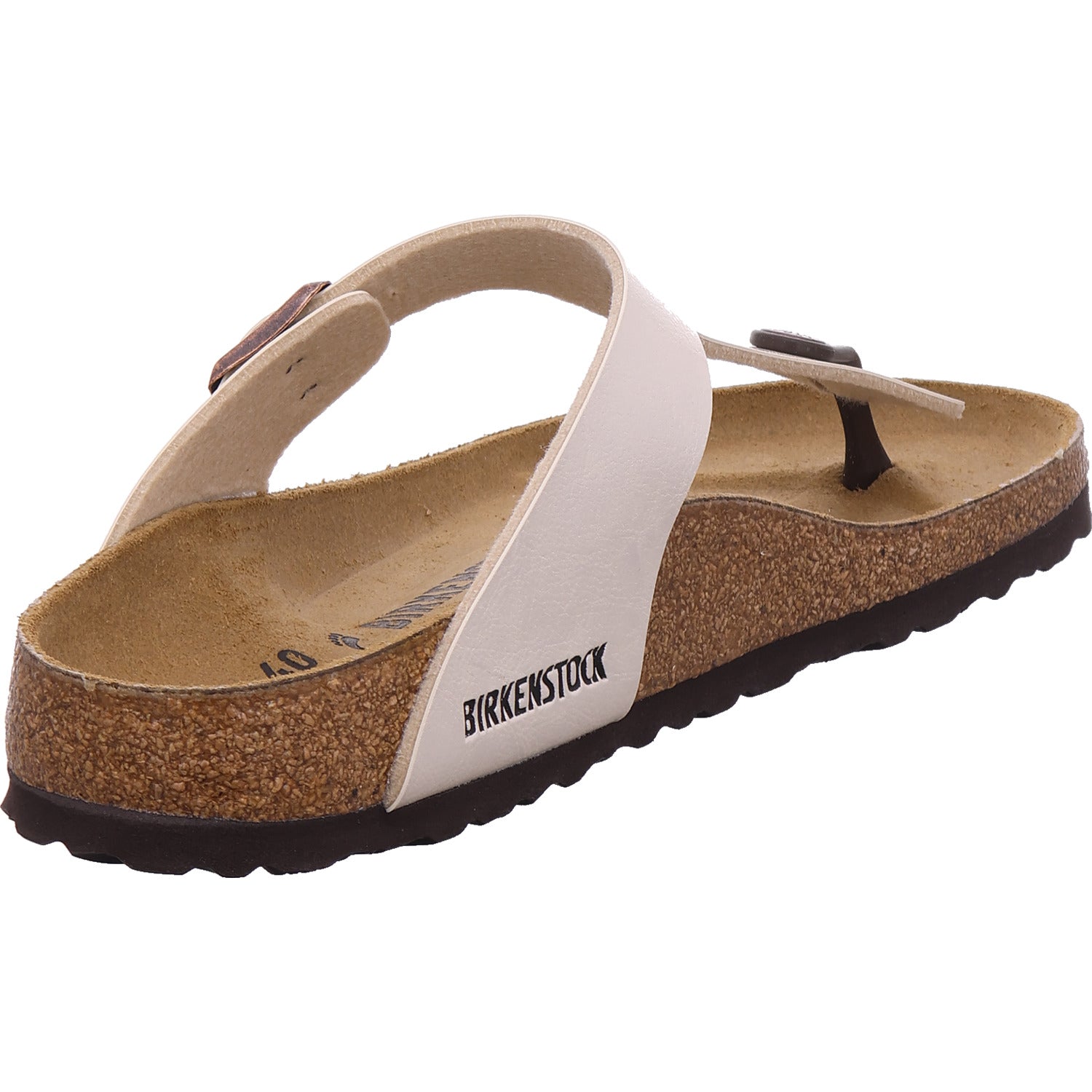Birkenstock Damen Pantolette Gizeh Birko-Flor in weiß