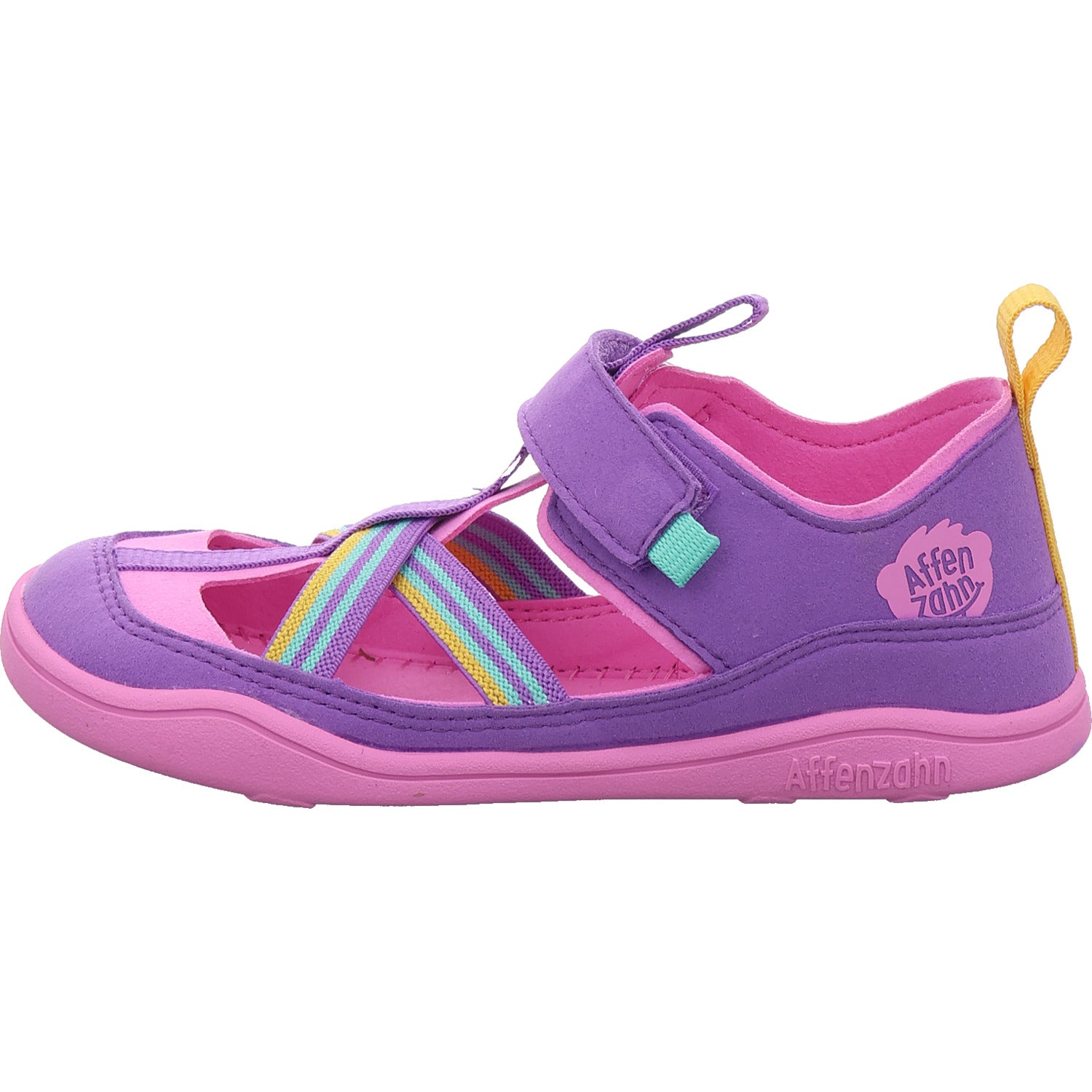 Affenzahn Girls' Barefoot Shoes Vegan Breezy Creative Toucan in Purple