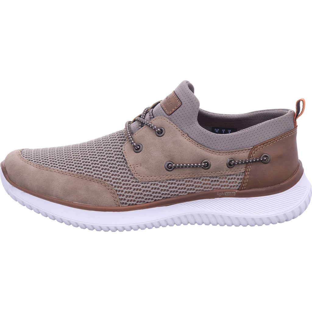 Rieker Men's Slip-On Shoes in Beige