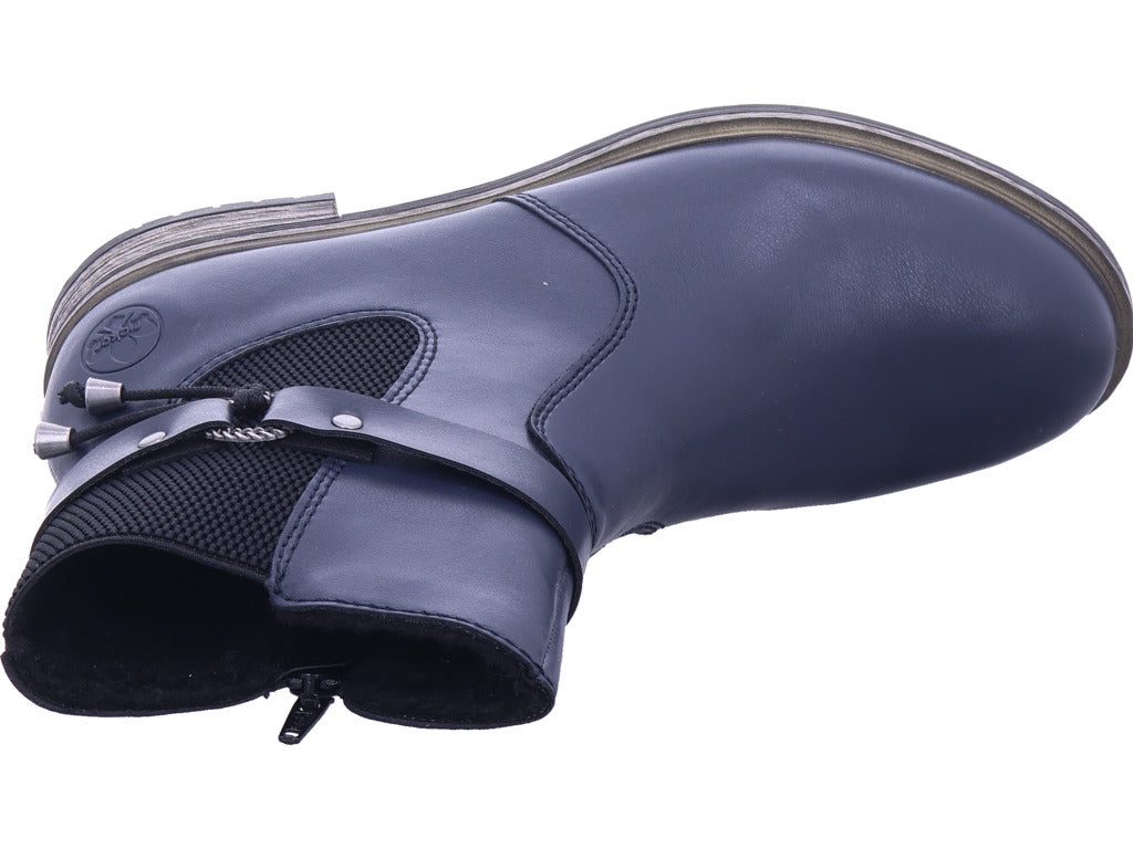 Rieker Damen Stiefel Hwk Damen Stiefel in blau