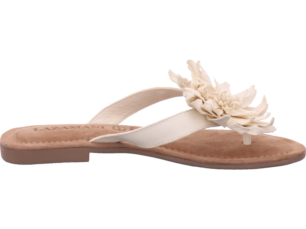 Lazamani Damen Pantolette  in weiß