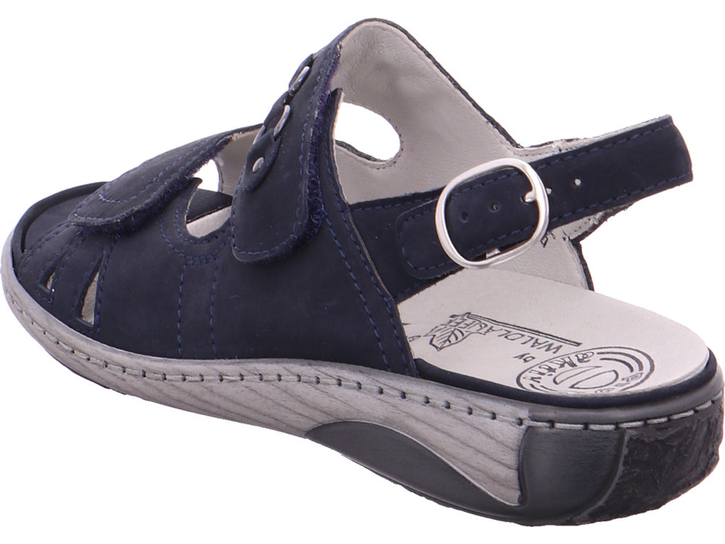 Waldläufer Damen Sandale Beq-Sandl-Wörishf-30 in blau