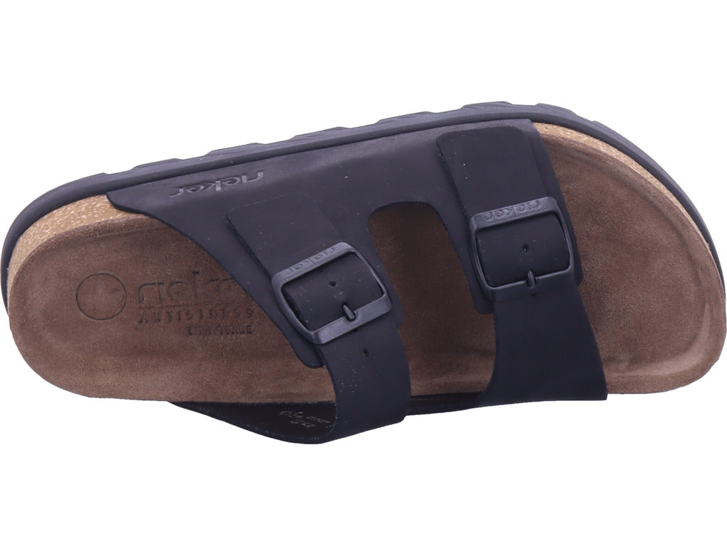Rieker Men's Mules, Men's Sandals in Black