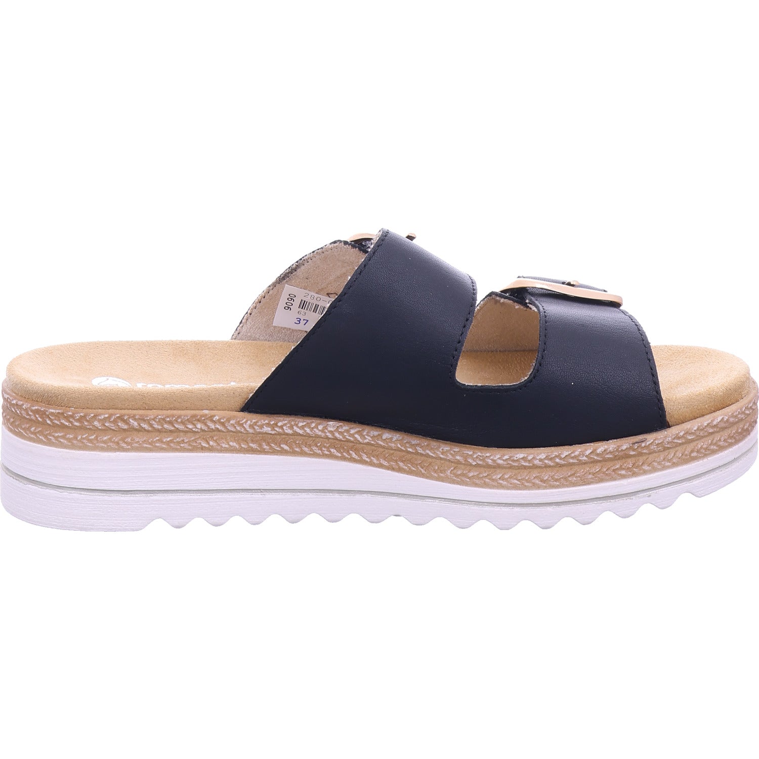 Remonte Damen Pantolette  in schwarz
