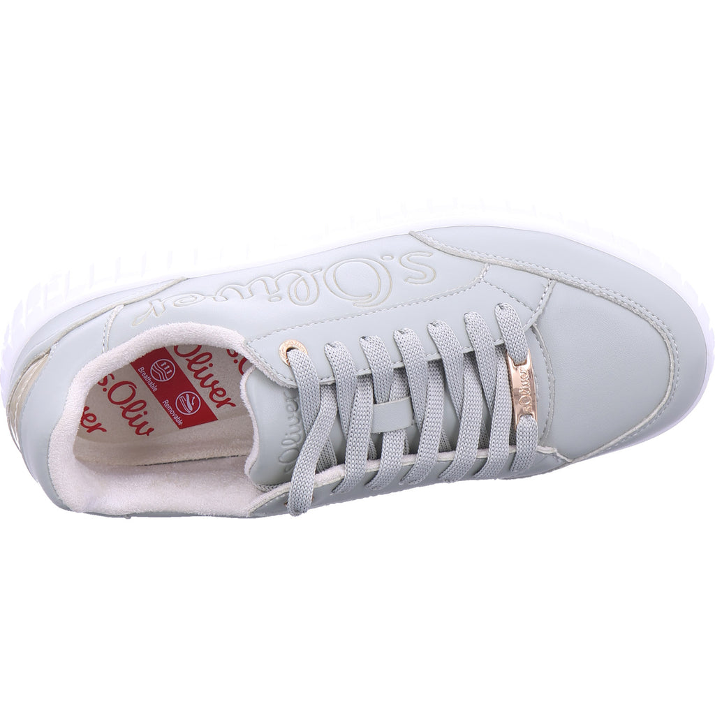 s.Oliver women's sneakers in green