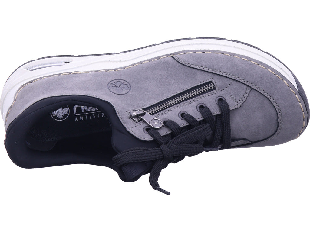 Rieker women's slippers Hwk women's shoes in grey