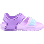 Silver Int Disney Girls' Sandals Frozen in Purple