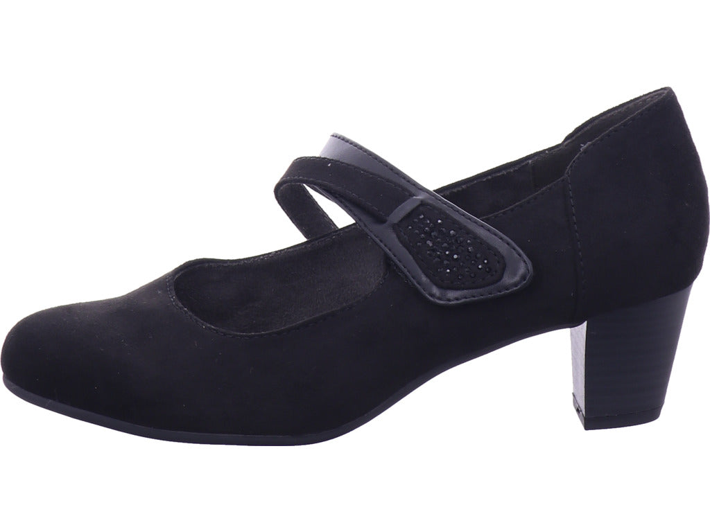 Jana Damen Pump  in schwarz
