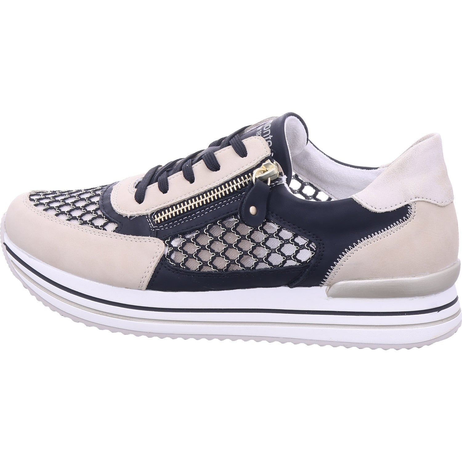 Remonte Damen Sneaker  in schwarz