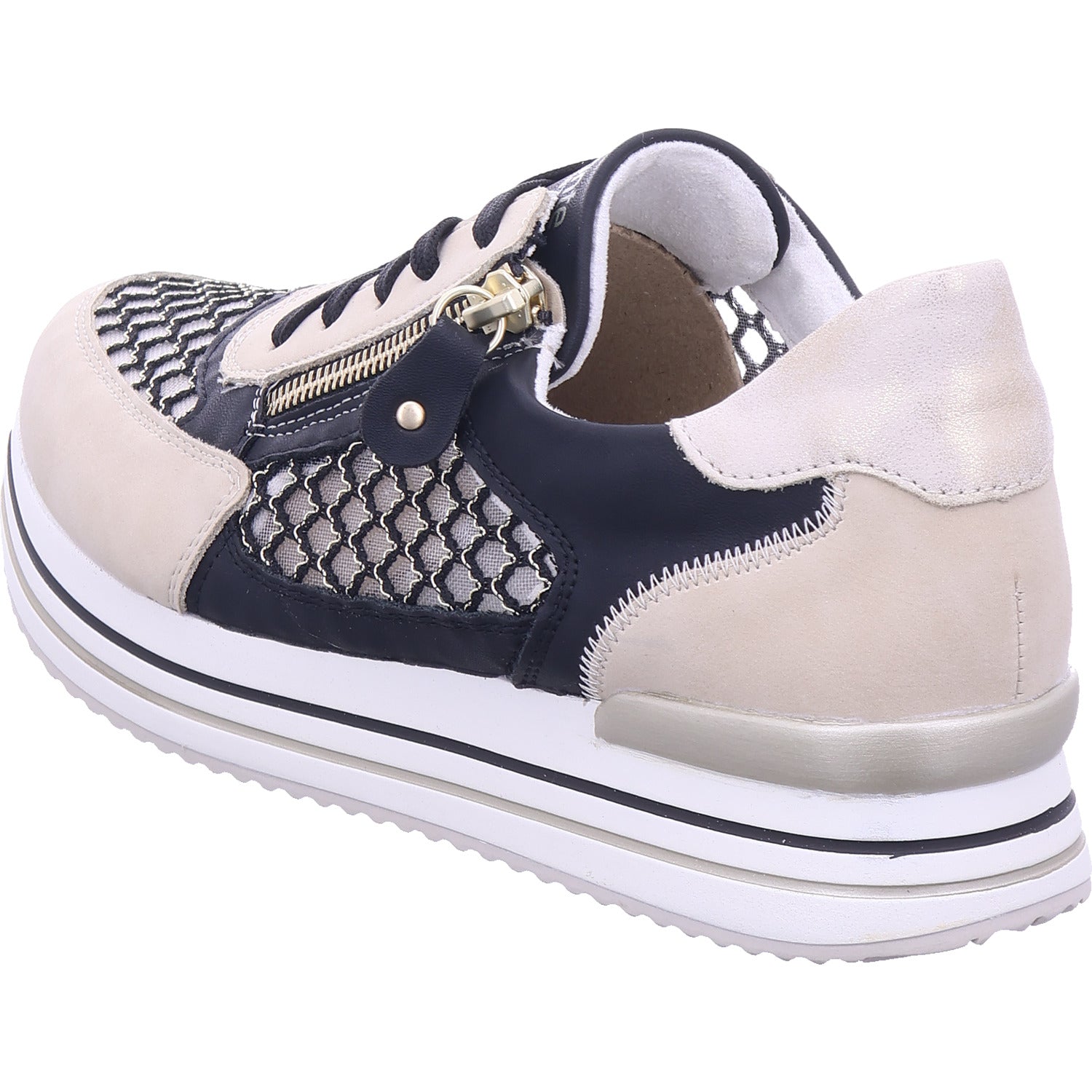 Remonte Damen Sneaker  in schwarz